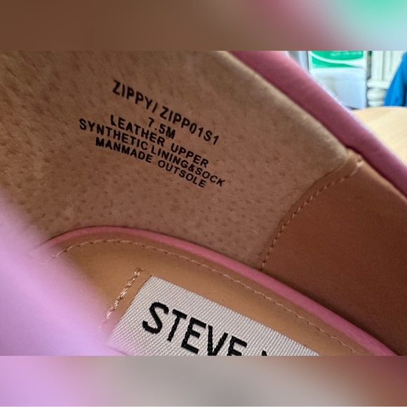 Steve Madden “Zippy” Pink Leather Pump Heels – Rare Find - Picture 9 of 9
